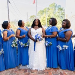 Blue Brides Maid Dresses